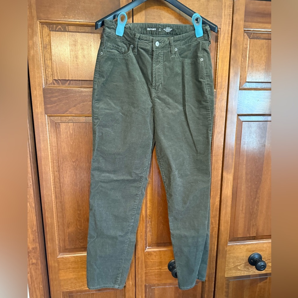 Olive Green Corduroy Pants